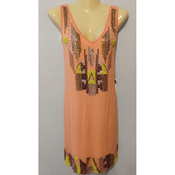 Hale Bob Dresses & Skirts - Hale Bob silk beaded 20s inspired dress NWT
